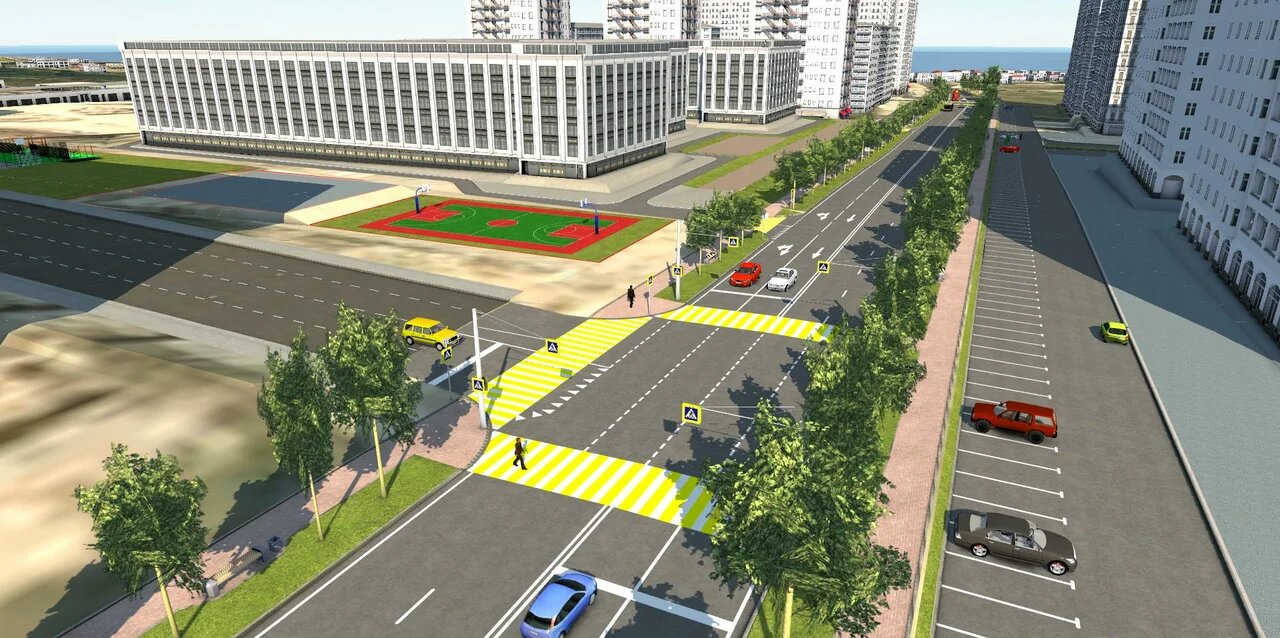 Проект автомобильной дороги по ул.Мурата Ахеджака в г. Новороссийск